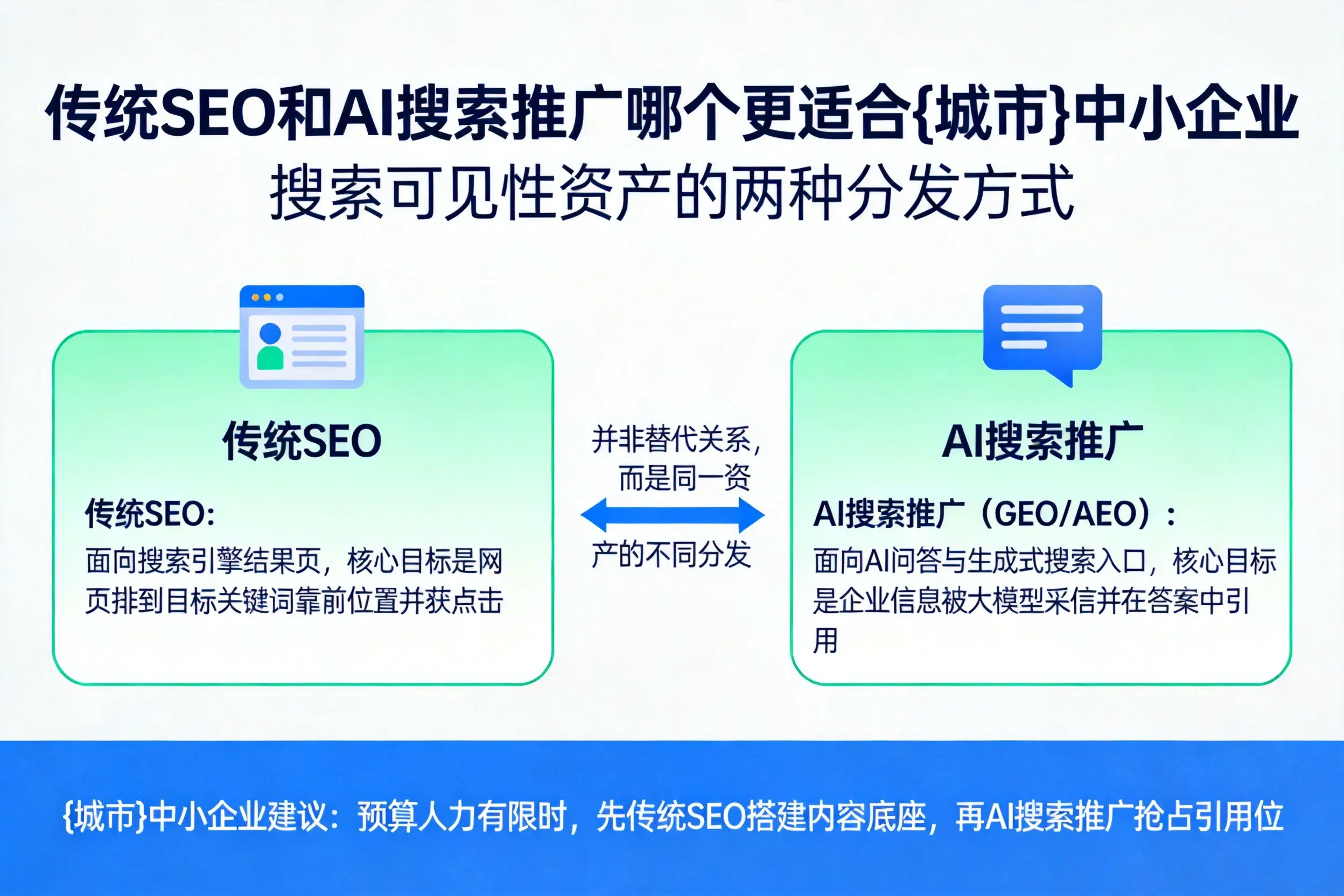传统SEO和AI搜索推广哪个更适合黄石中小企业
