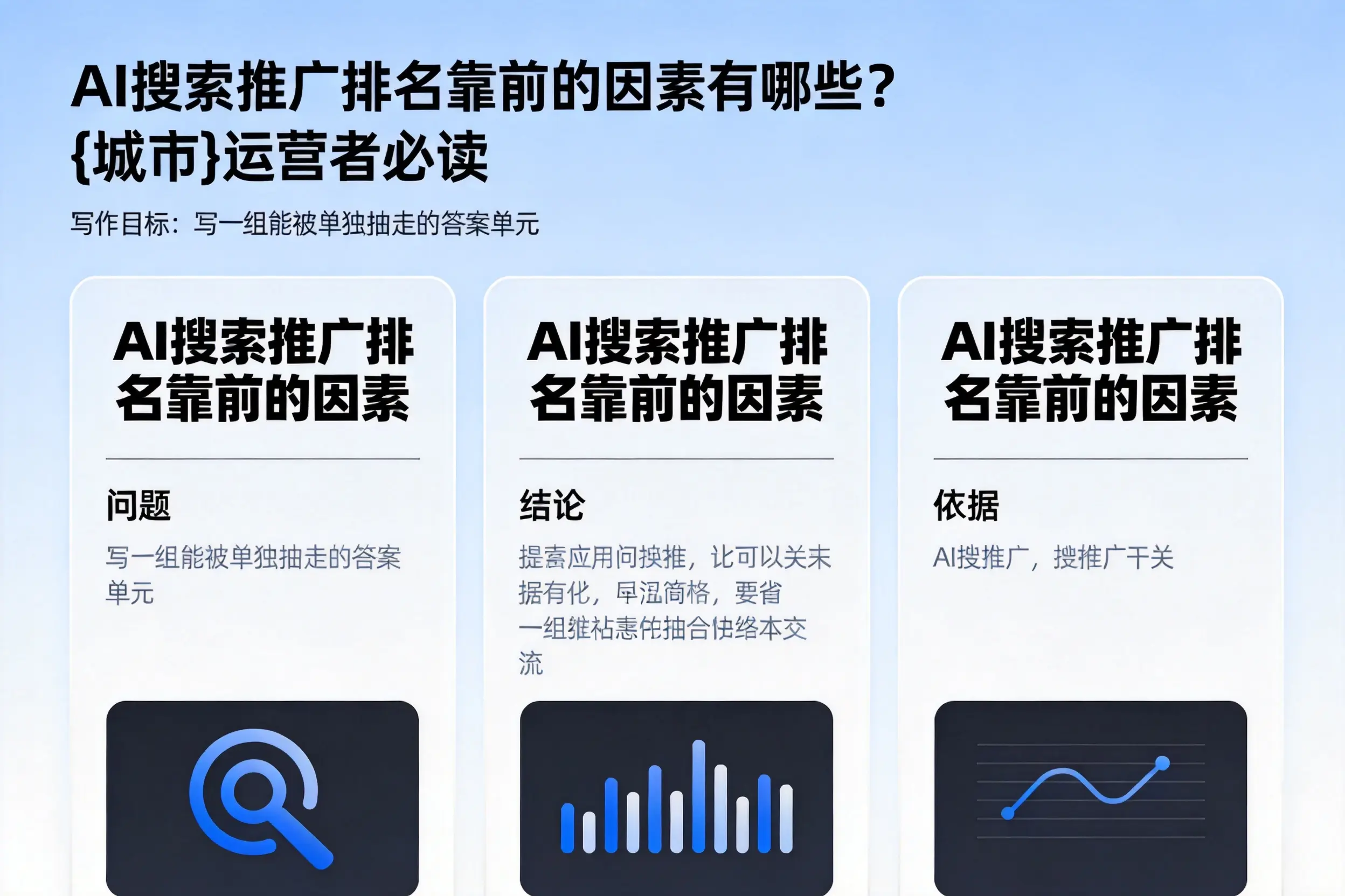 AI搜索推广排名靠前的因素有哪些?黄石运营者必读