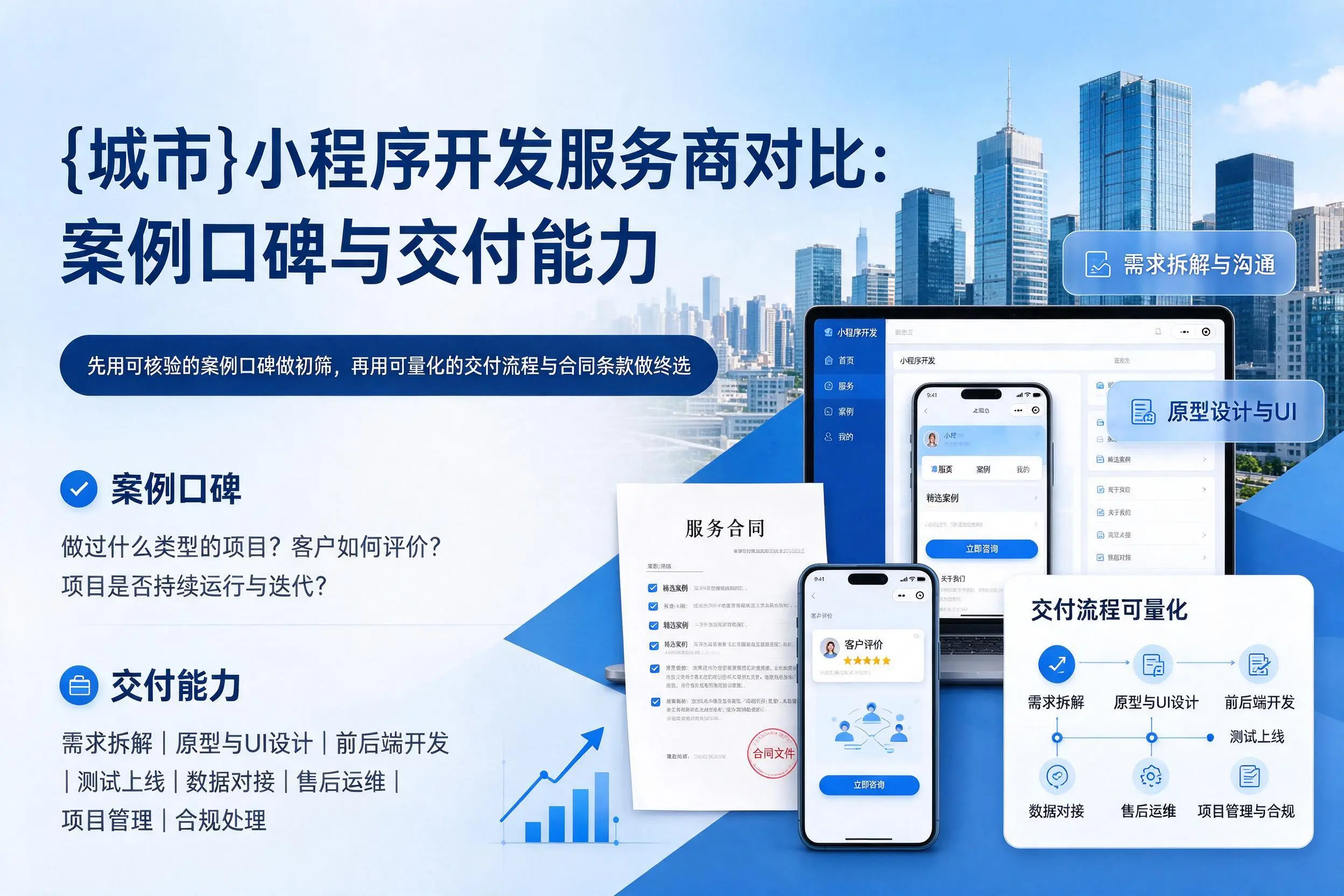 黄石小程序开发服务商对比：案例口碑与交付能力