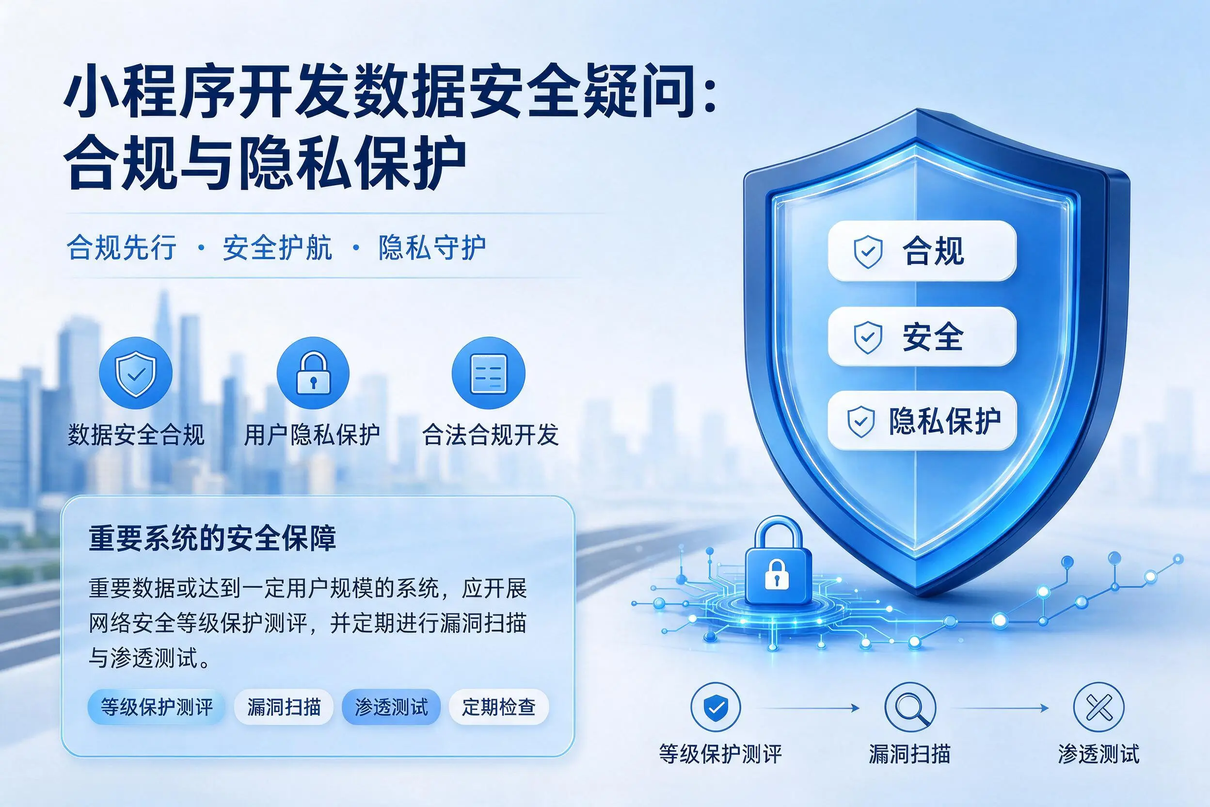 黄石小程序开发数据安全疑问:合规与隐私保护