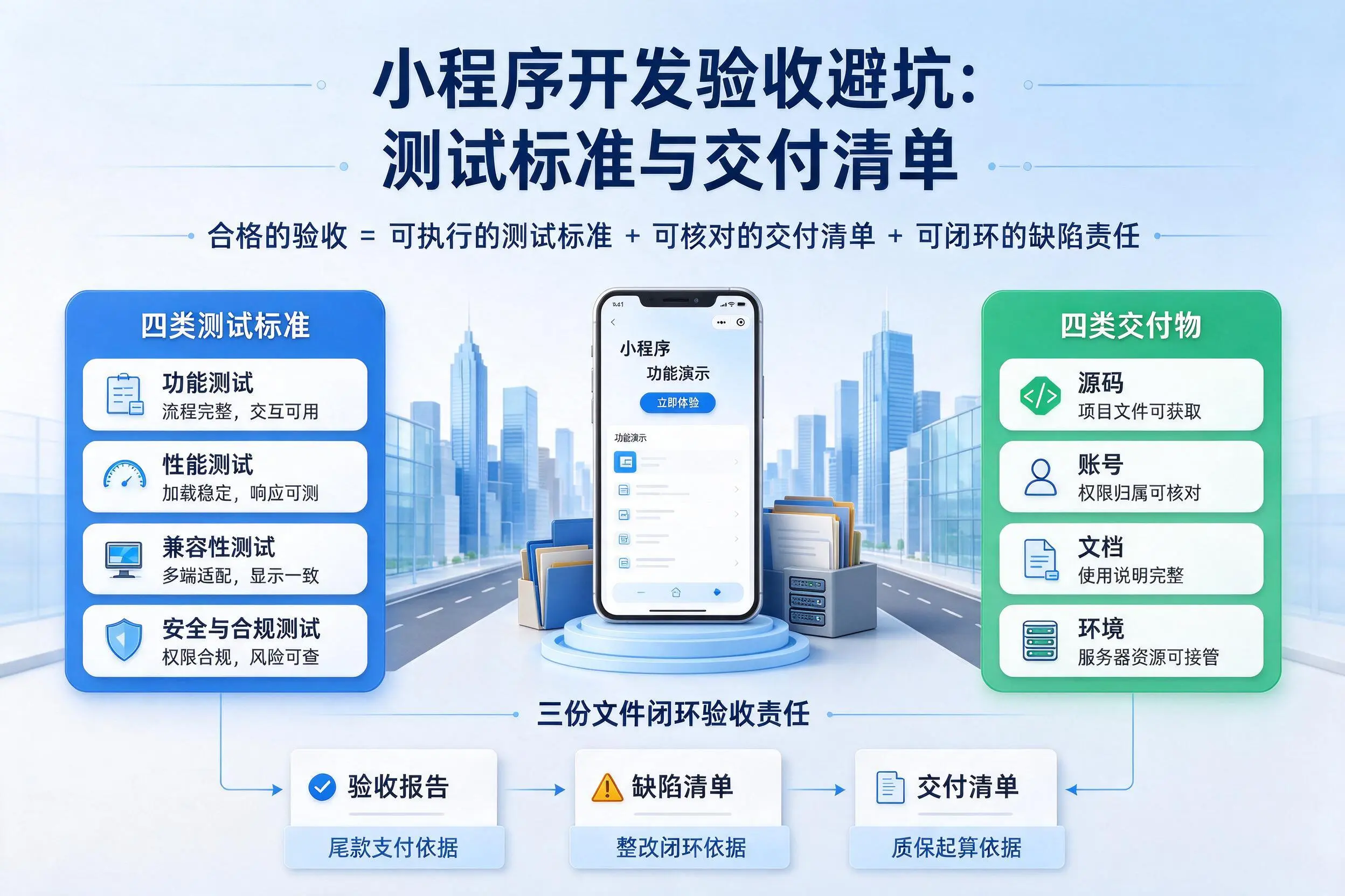 黄石小程序开发验收避坑：测试标准与交付清单