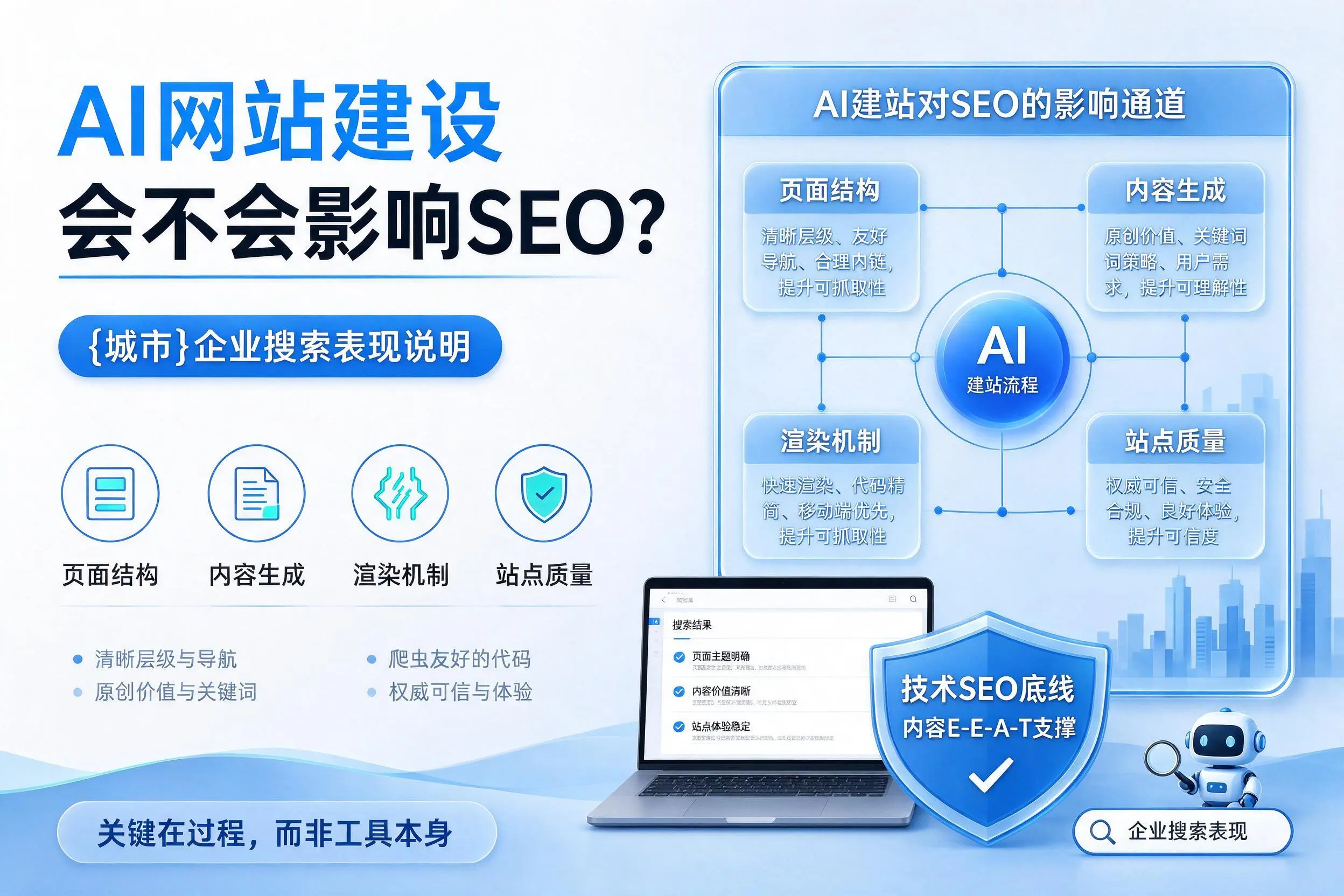 AI网站建设会不会影响SEO?黄石企业搜索表现说明
