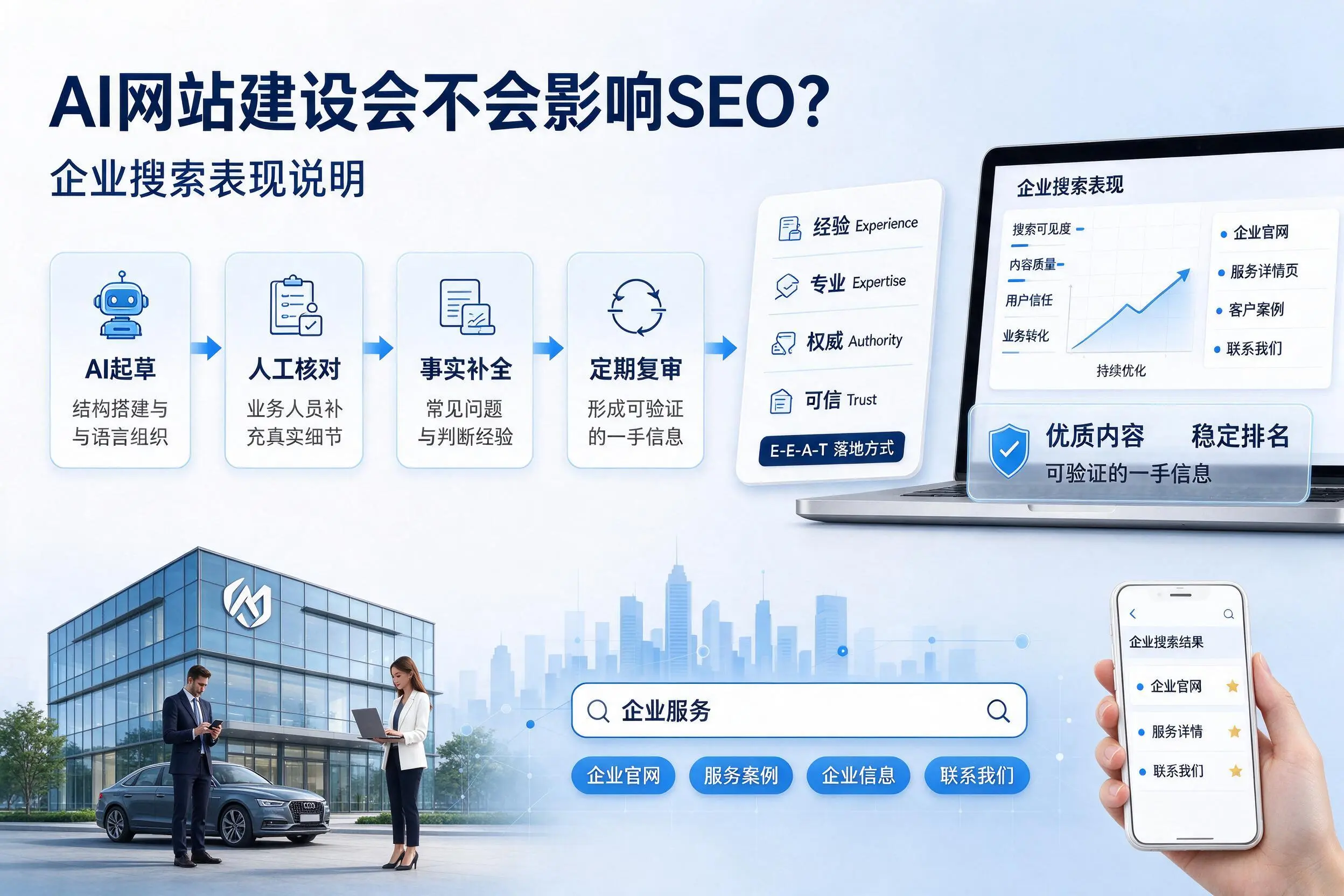 AI网站建设会不会影响SEO?黄石企业搜索表现说明